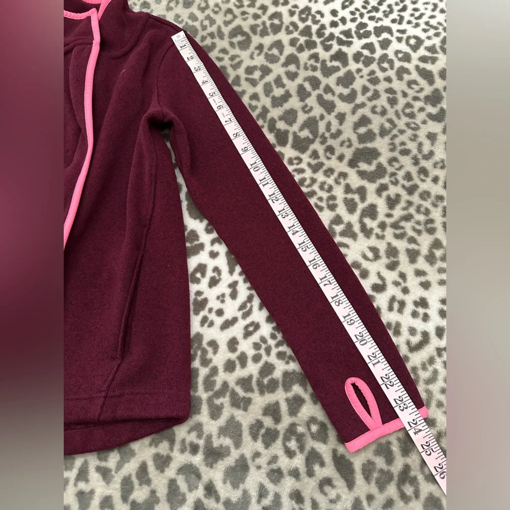 Old Navy Active Studio Wrap Jacket in Winter Wine Size XL 14 Regular Girls